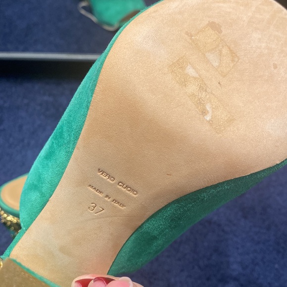 Le Capresi emerald heel, size 37 - Picture 4 of 5